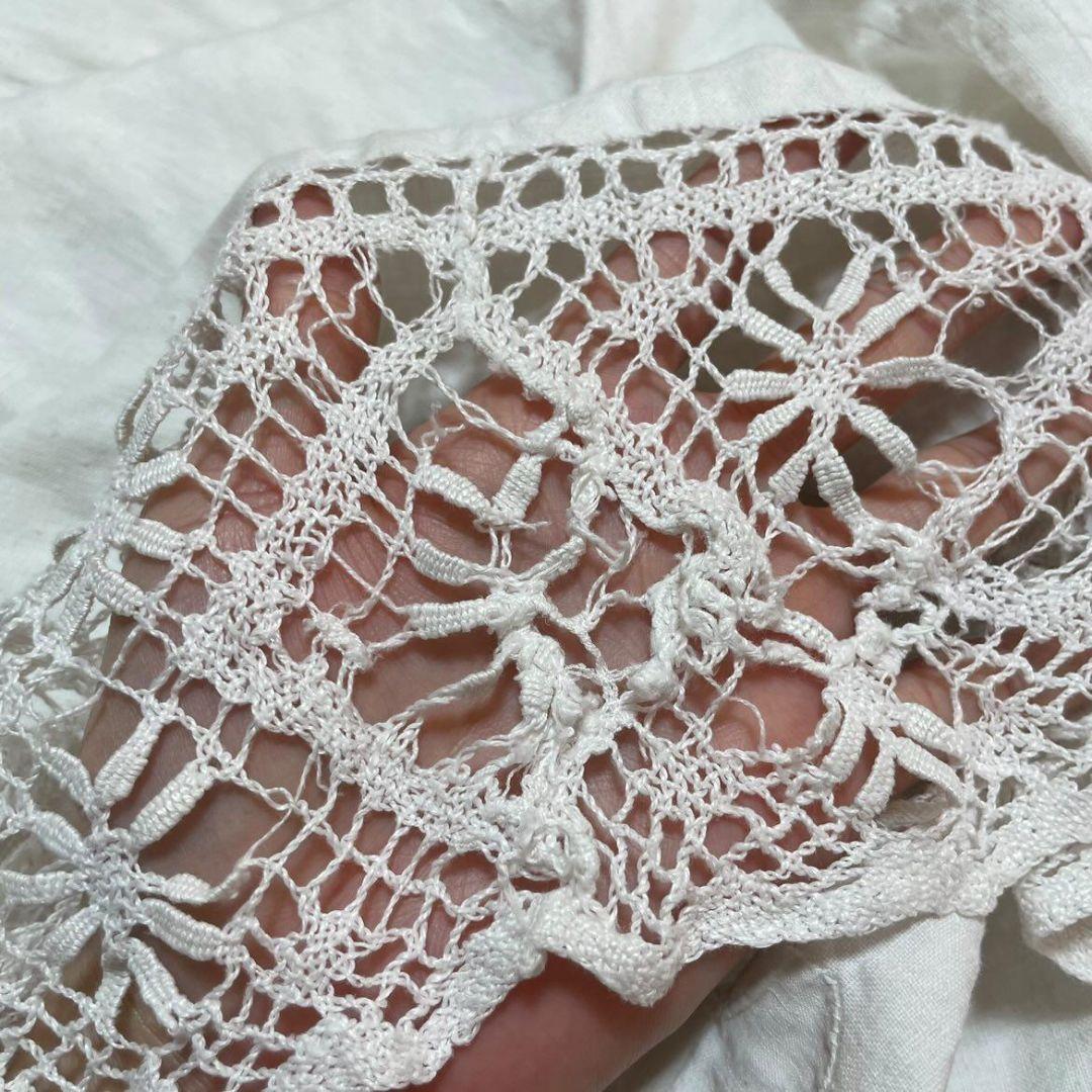 本日のみ値下げ！　ヨーロッパ　アンティーク　チャーチスモック　リネン