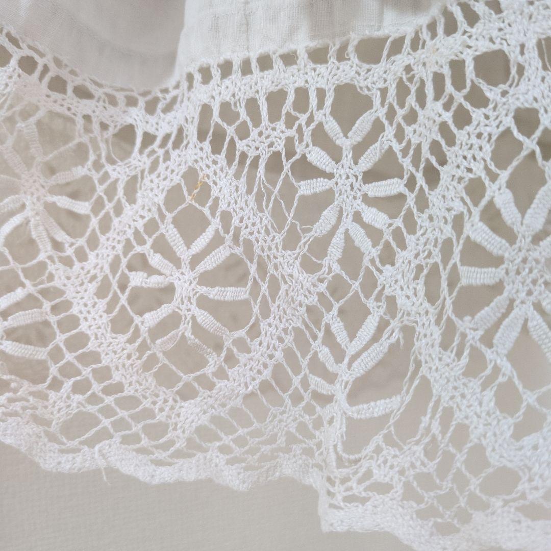 本日のみ値下げ！　ヨーロッパ　アンティーク　チャーチスモック　リネン