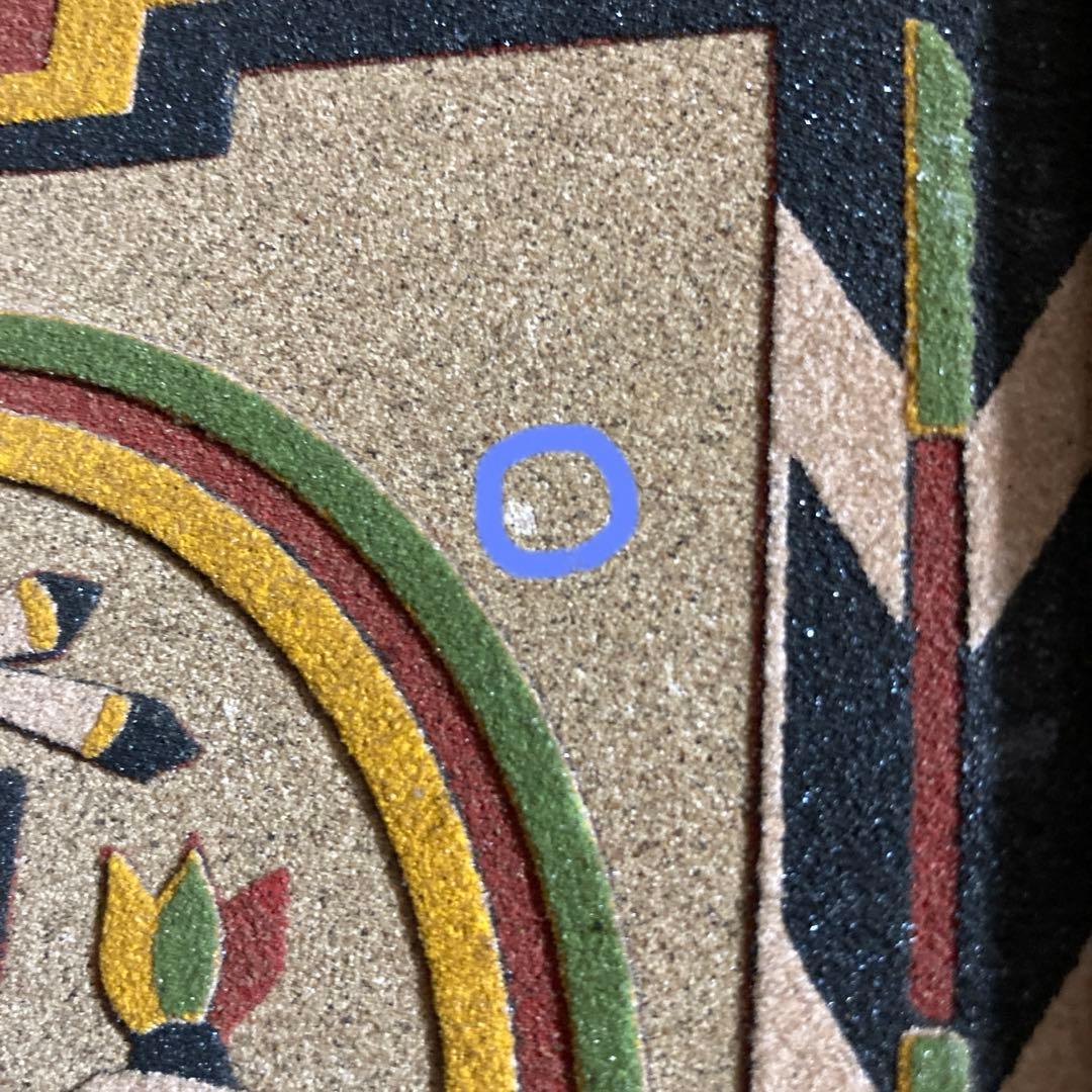 砂絵アート 木製フレーム　USA サンドアート　希少アート作品