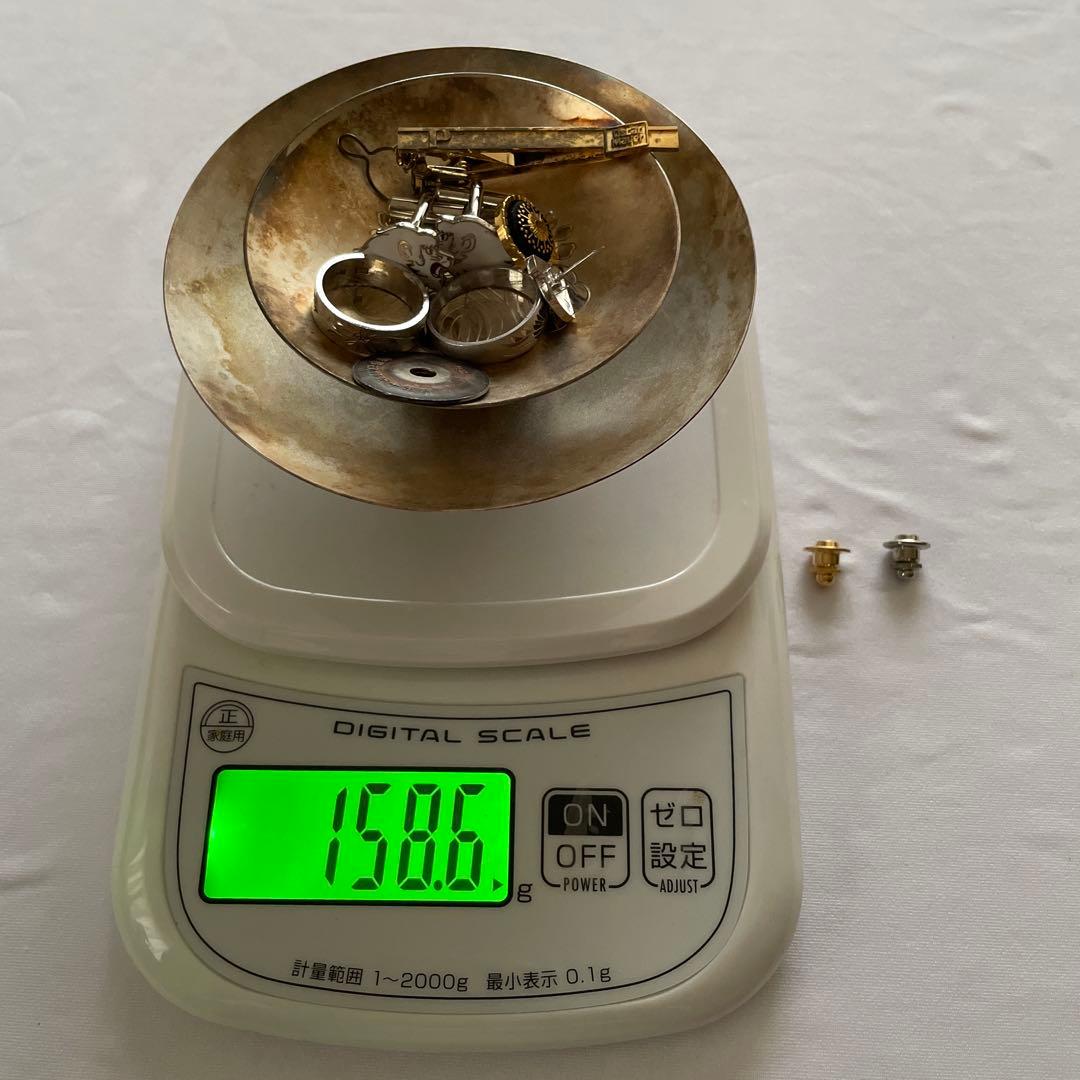 純銀製品 銀杯 指輪 ネクタイピン カフス他