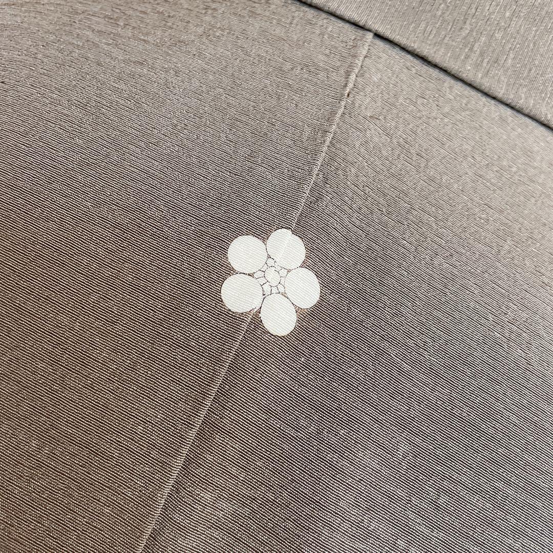 訪問着　フルセット　桐　桐の花　金駒刺繍　金彩加工　パールトーン加工　着物　H1