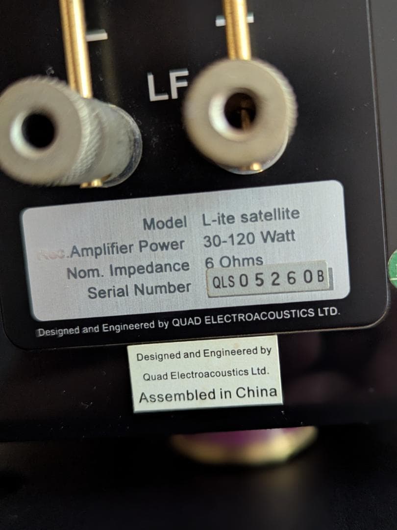 QUAD L-ite Satellite スピーカー（ペア）