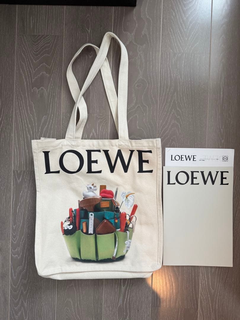 ロエベ　クラブテッドワールド　ノベルティ　トート　loewe