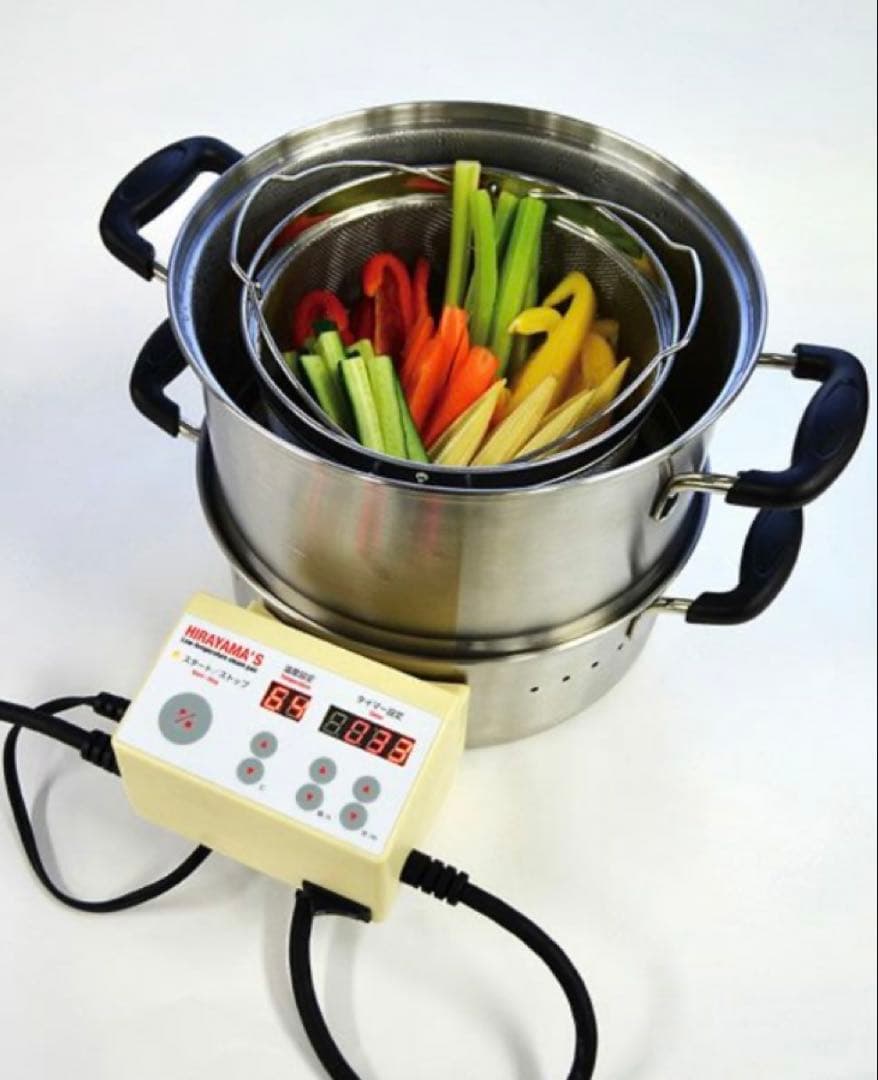 Hirayama 低温スチーム調理器 新品未使用 26cm 蒸し器