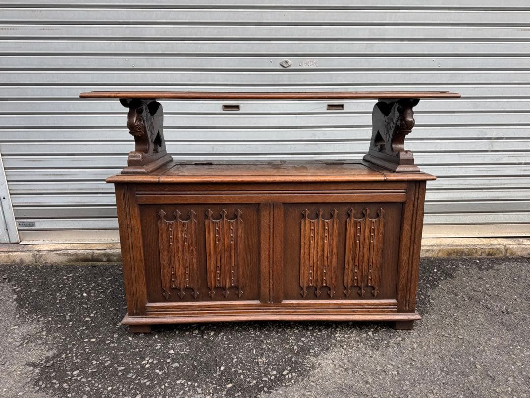UKビンテージ Vintage モンクスベンチ