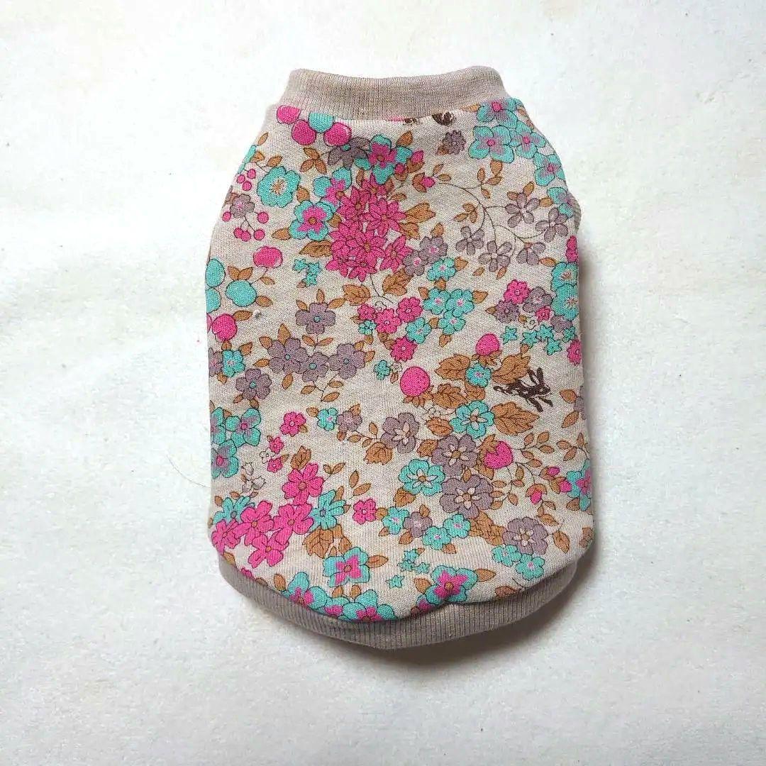 犬服 SS わんこの普段着　フルーツカシェモア　ベージュ