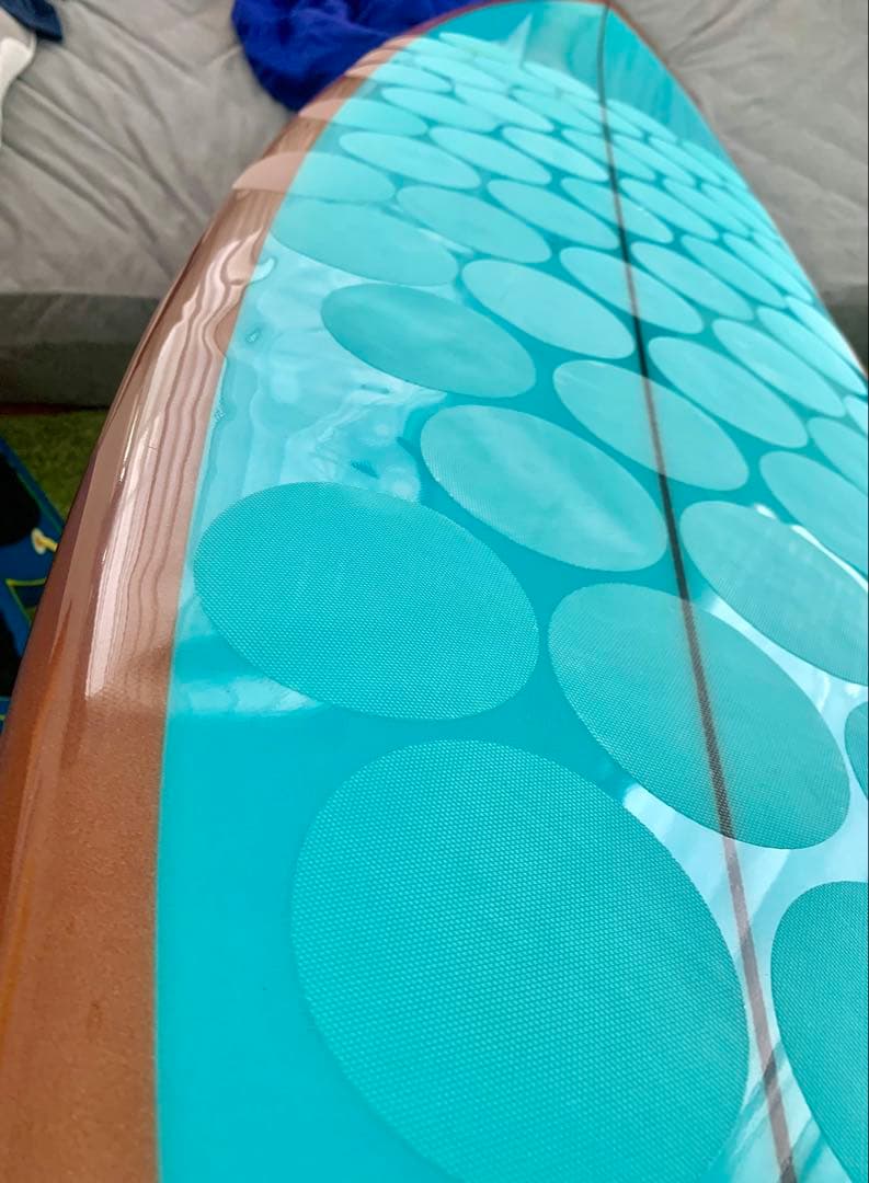 SHAKAミッドレングスサーフボード ライトブルー