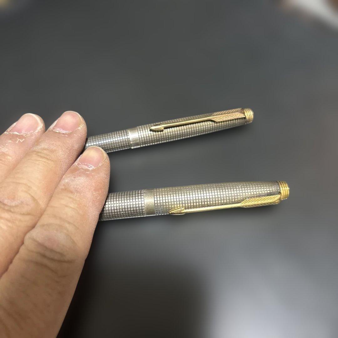 B5685【アンティーク】パーカー14K 万年筆&ボールペン　USA