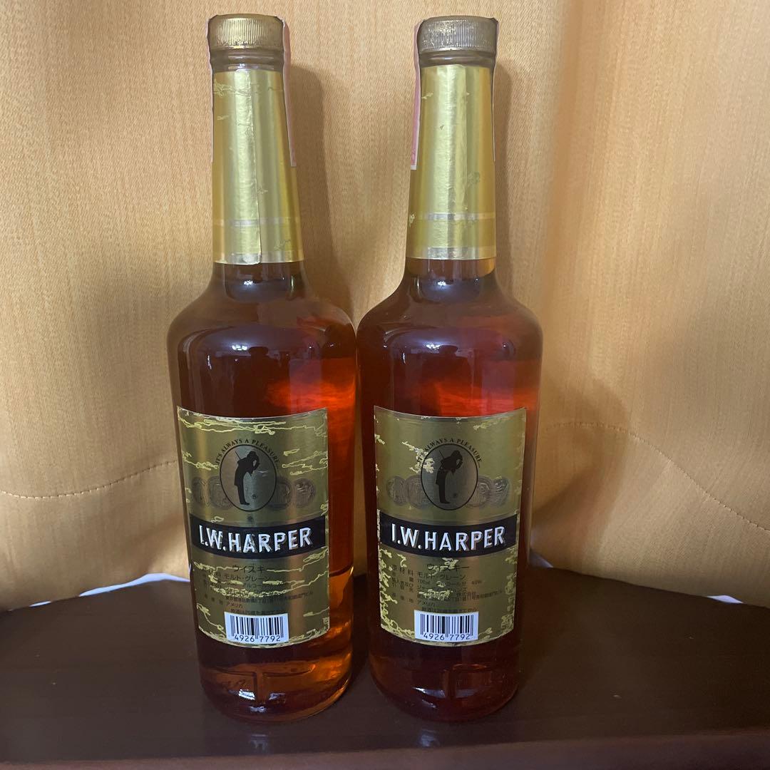 I.W. Harper バーボンウイスキー 750ml 2本セット
