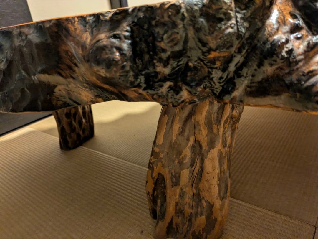 【花梨一枚板】高級天然木製座卓