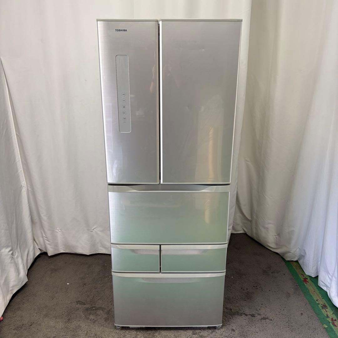 973a　東芝　冷蔵庫　500-600ℓ　フレンチドア　ベジータ　設置無料　安い
