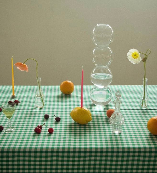 VALERIA VASI オレンジ Bubbles Ambar フラワーベース