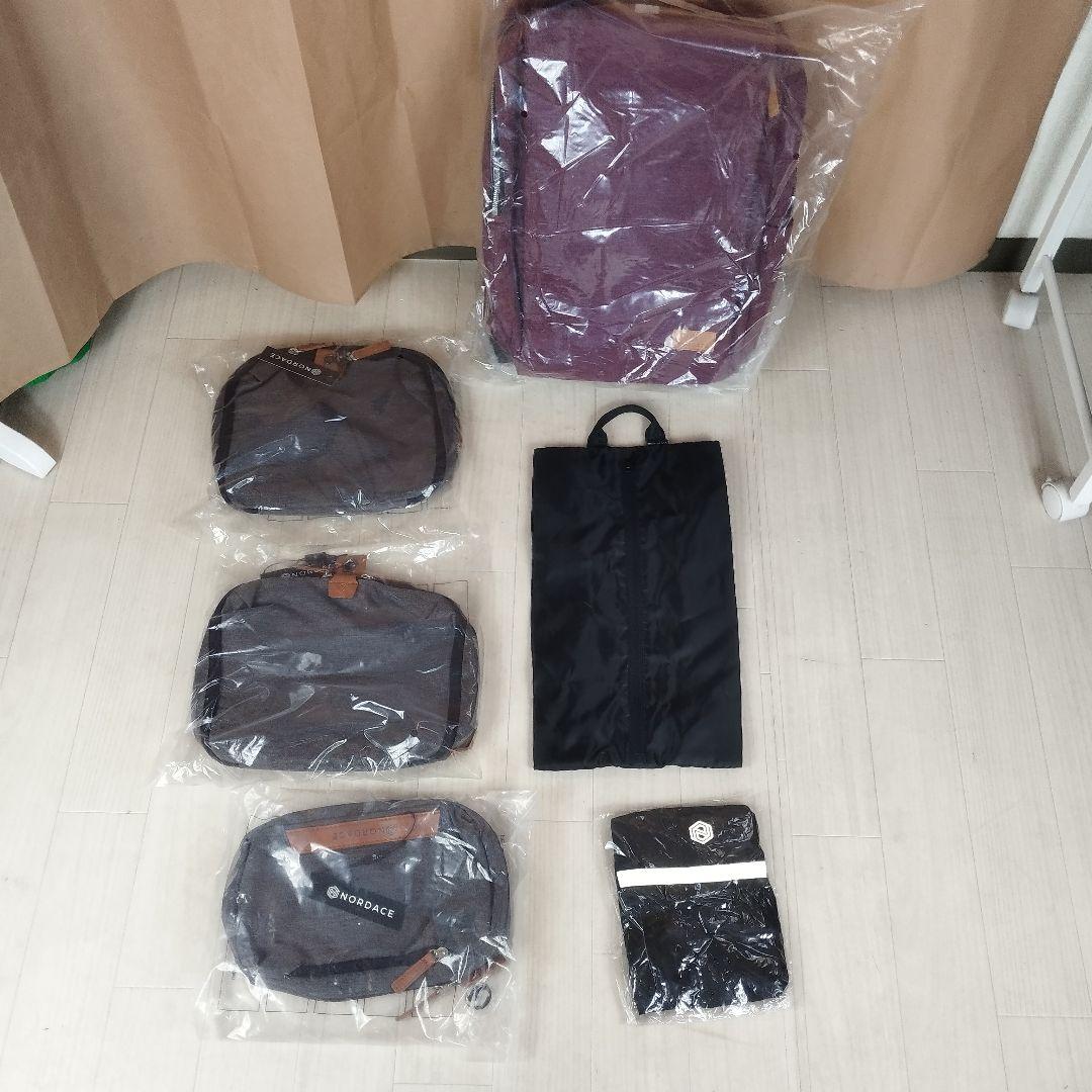 新品　nordace リュック　パッキングキューブ　他セット