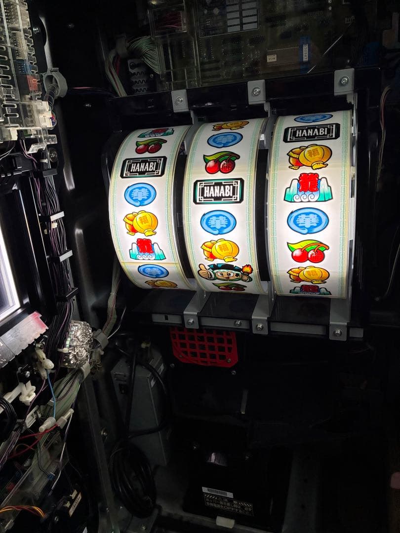 【美品】パチスロ5号機 初代 緑ドン 花火の起源探求之巻 不要機