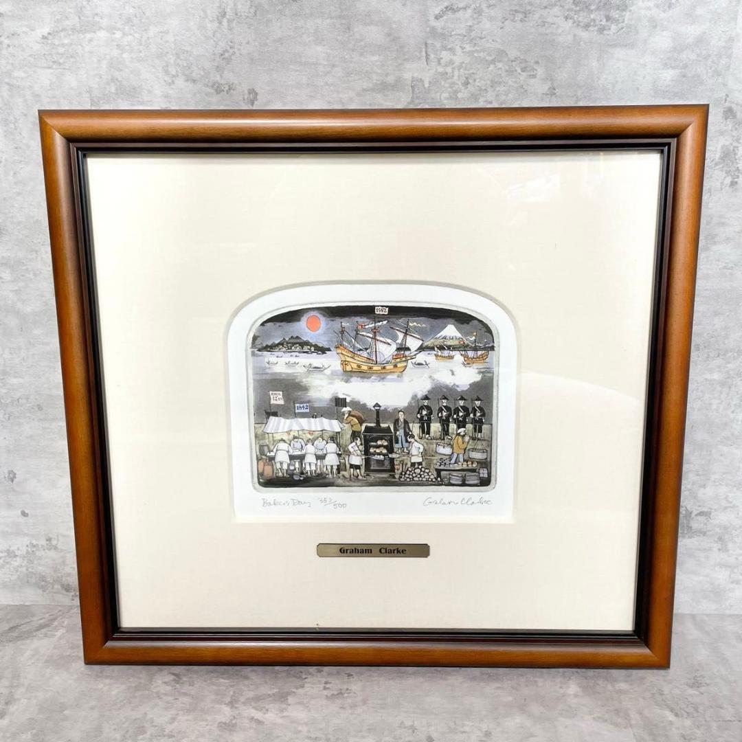 Graham Clarke グラハムクラーク　絵画　直筆サイン　美術　真作