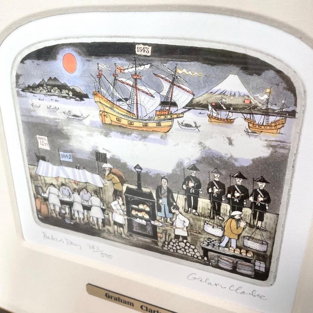 Graham Clarke グラハムクラーク　絵画　直筆サイン　美術　真作