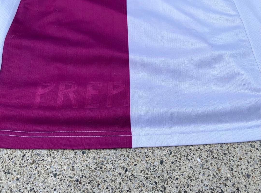 【超希少 美品】macron xアストンヴィラ アウェイユニフォーム 長袖 XL