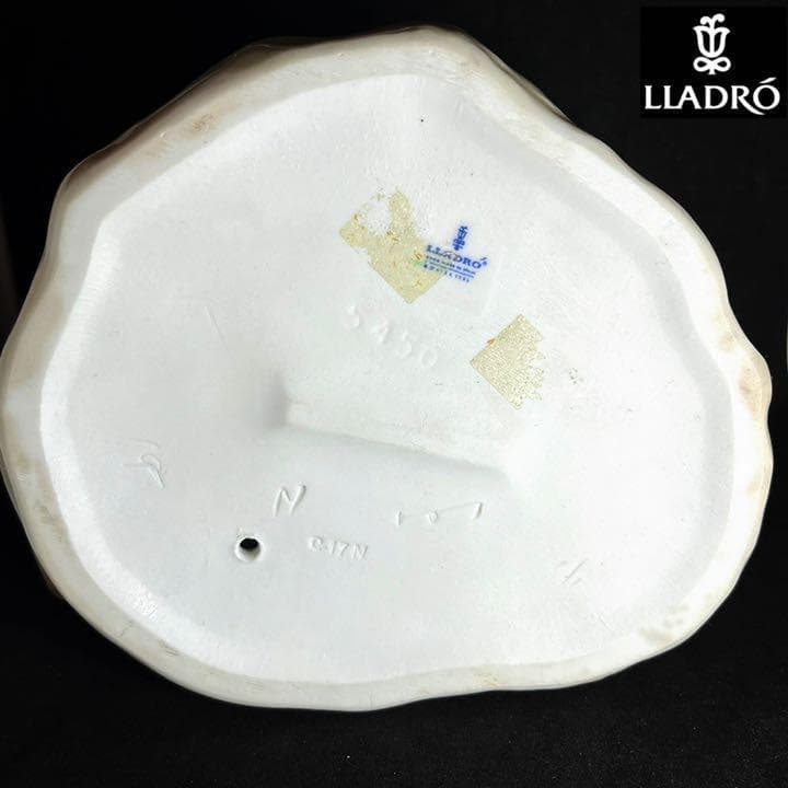 【素敵な恋占い】LLADRO/リヤドロ/少年/犬/花びら/高級置物/かわいい