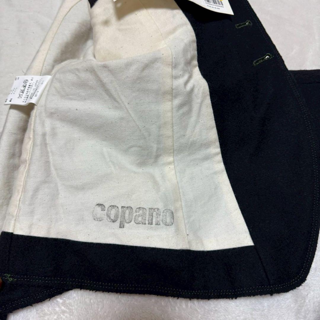 未使用✨ アルアバイル　ハイネック　ジャケット　ウール　銀ボタン　ブラック