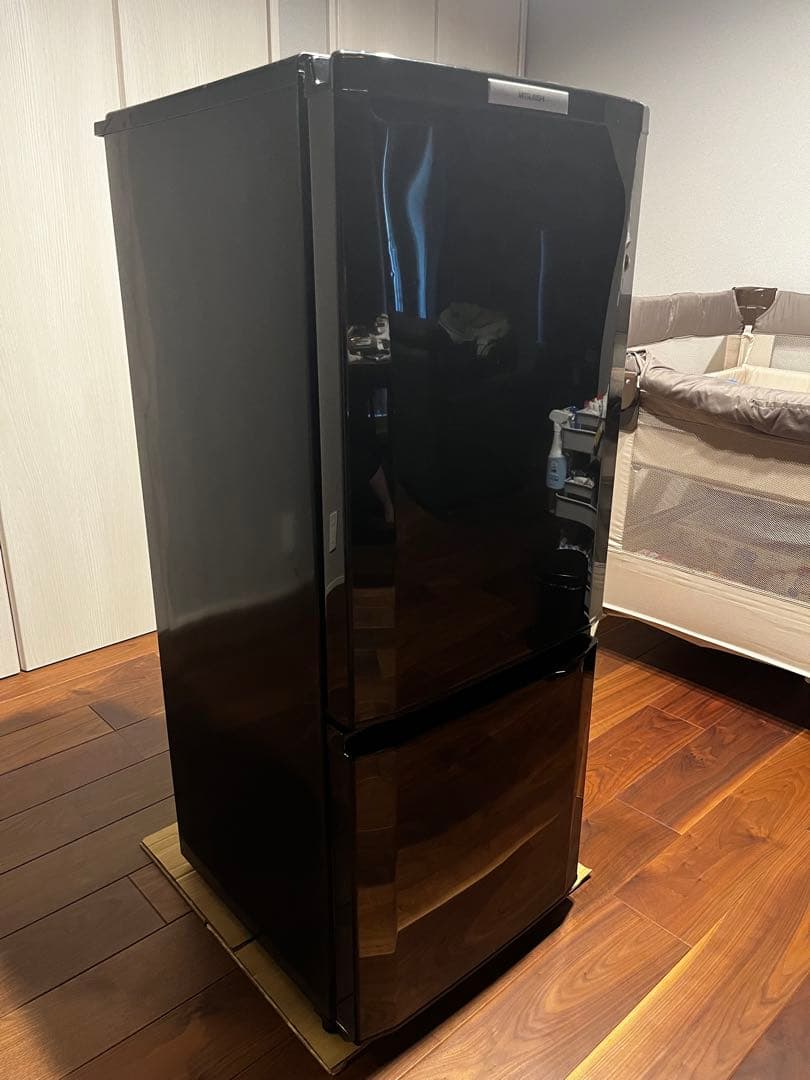 MITSUBISHI MR-P15T-B 冷蔵庫 黒