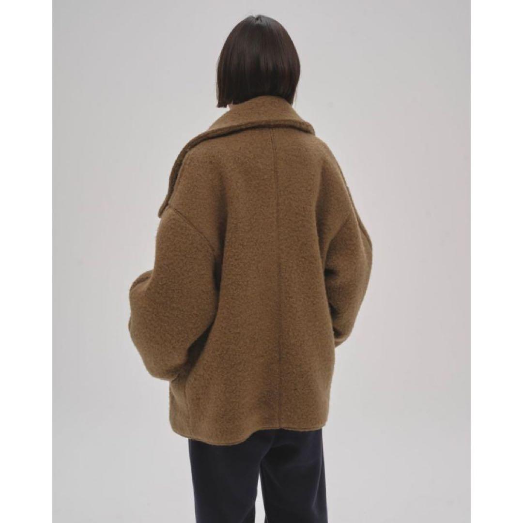 新品未使用_TODAYFUL Standcollar Boucle Jacket