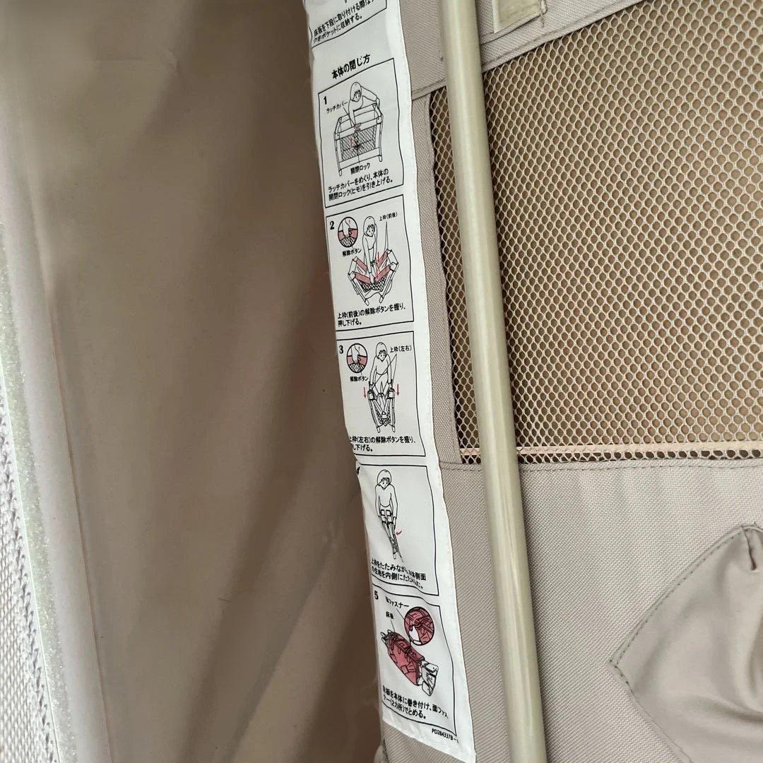 ✨✨ココネルエアー　通気性メッシュベビーベッド アップリカ　美品