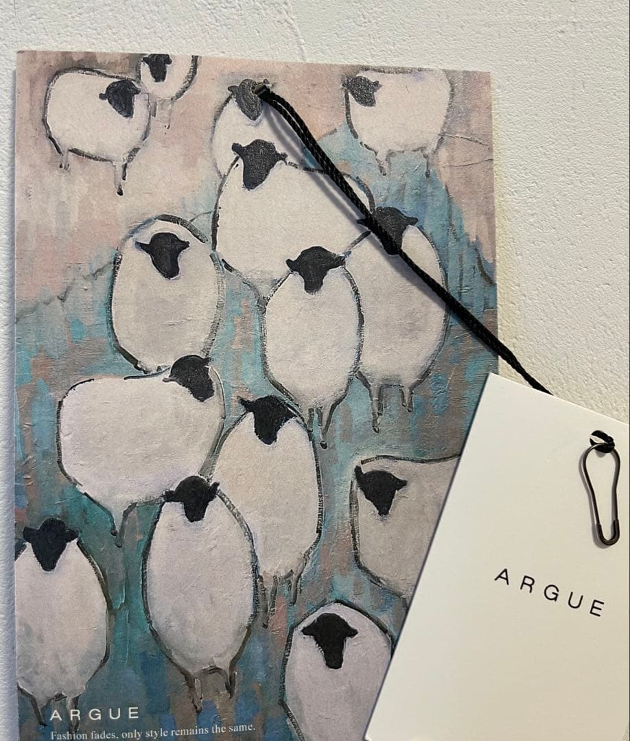 Y*i様 最終値下argue90’ リバーシブルカーディガン　ウール　ブラックサ