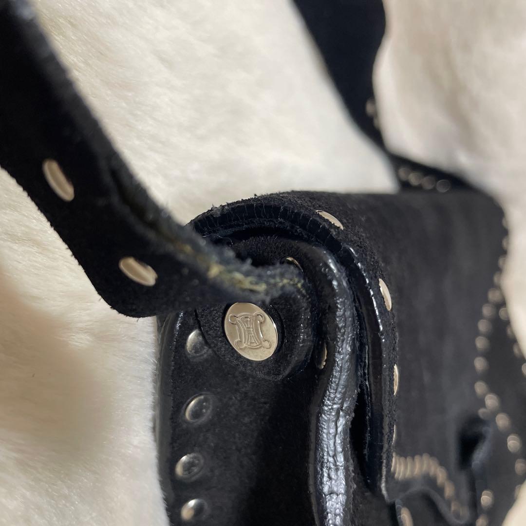 セリーヌ　スタッズ　ショルダーバッグ