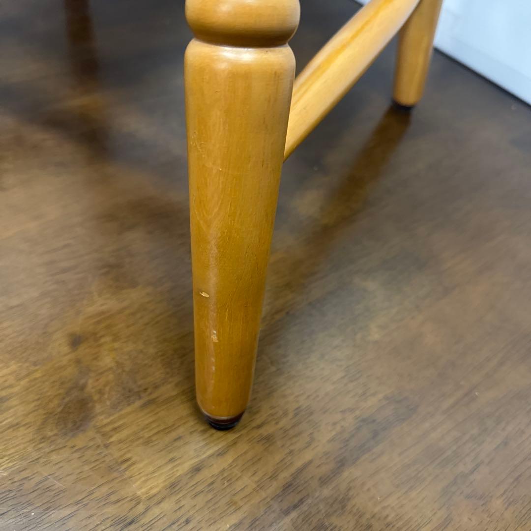 ろん 【美品】 木製 ベビーチェア キッズチェア