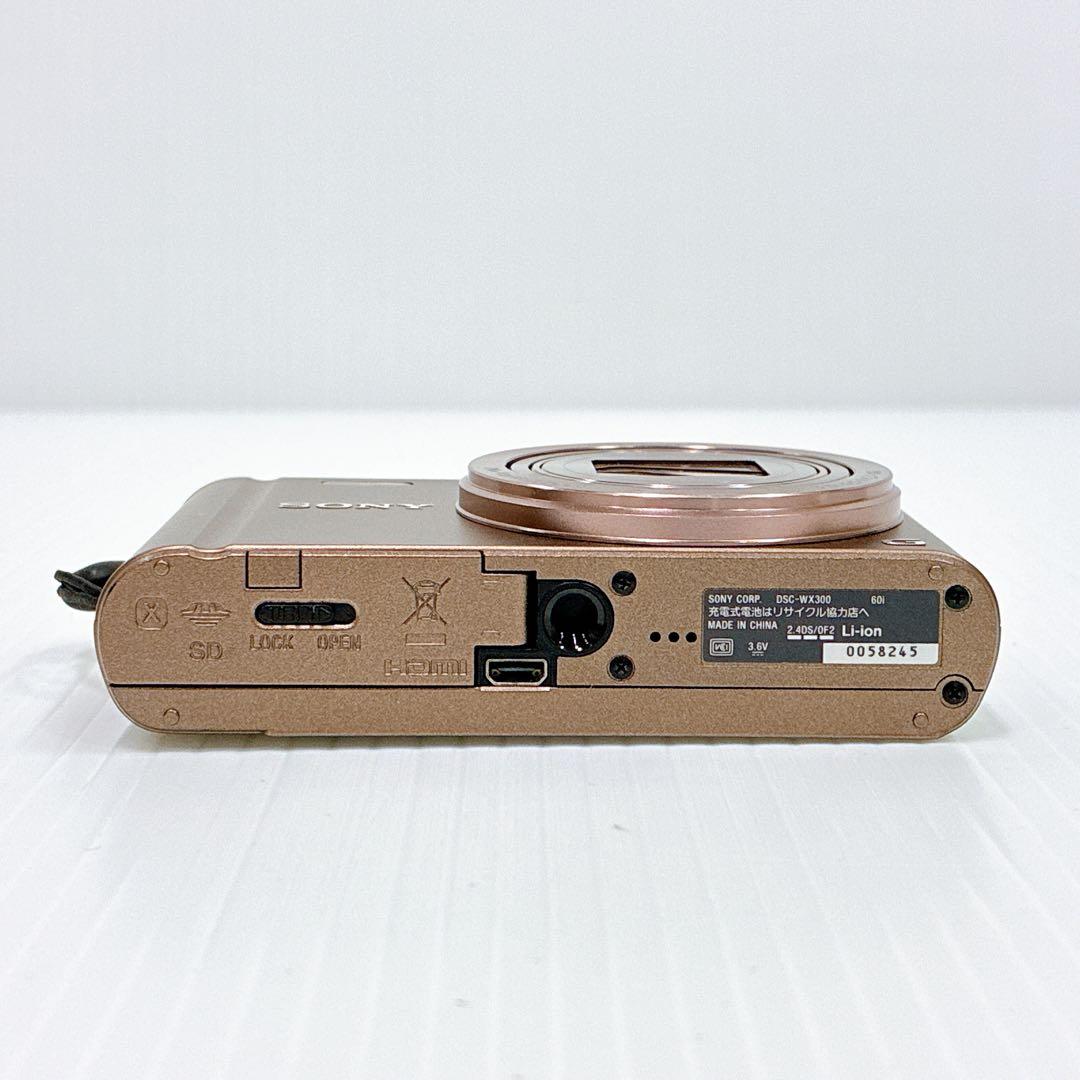 EZ-013【完動品 microSD付】SONY DSC-WX300 ブラウン