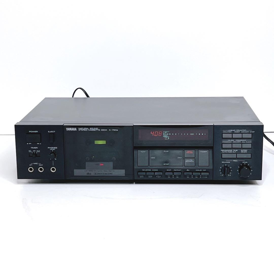 【美品・動作品】 YAMAHA K-750a カセットデッキ　動作良好　ヤマハ