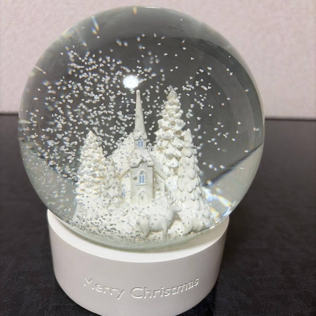  ウェッジウッド スノードーム クリスマス 箱 取説 インテリア