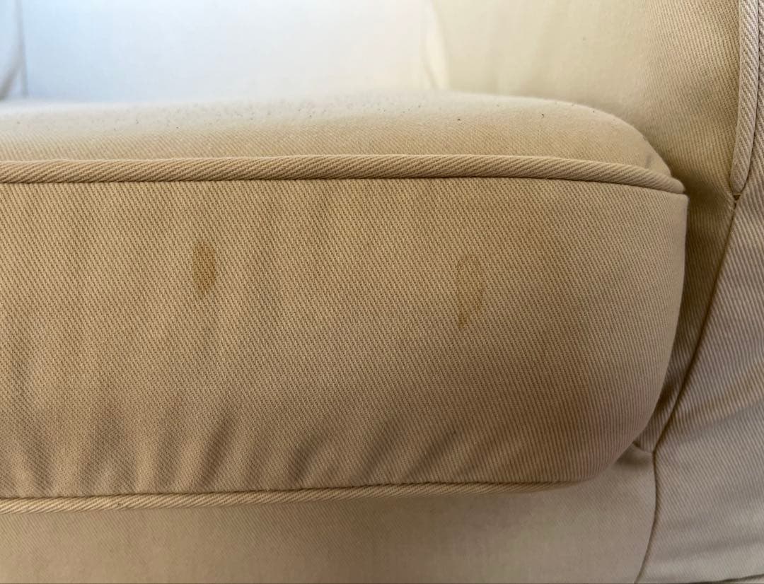 IKEA　EKTORP　エークトルプ　ソファ　1シーター　ダメージあり