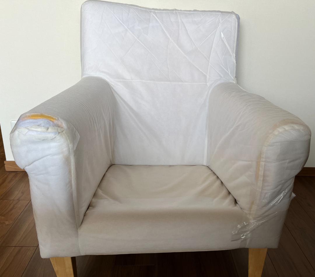 IKEA　EKTORP　エークトルプ　ソファ　1シーター　ダメージあり