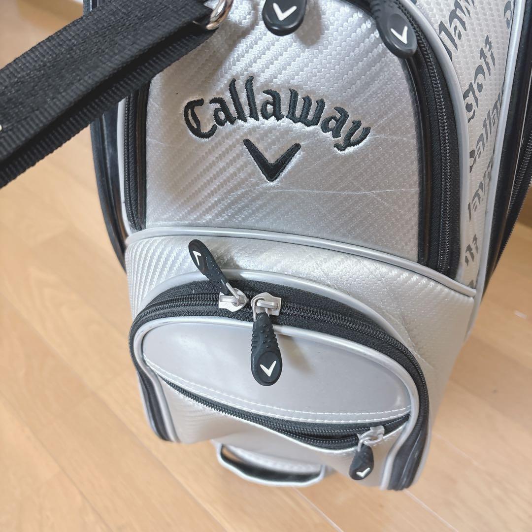 K415 美品！Callaway キャディバッグ シルバー