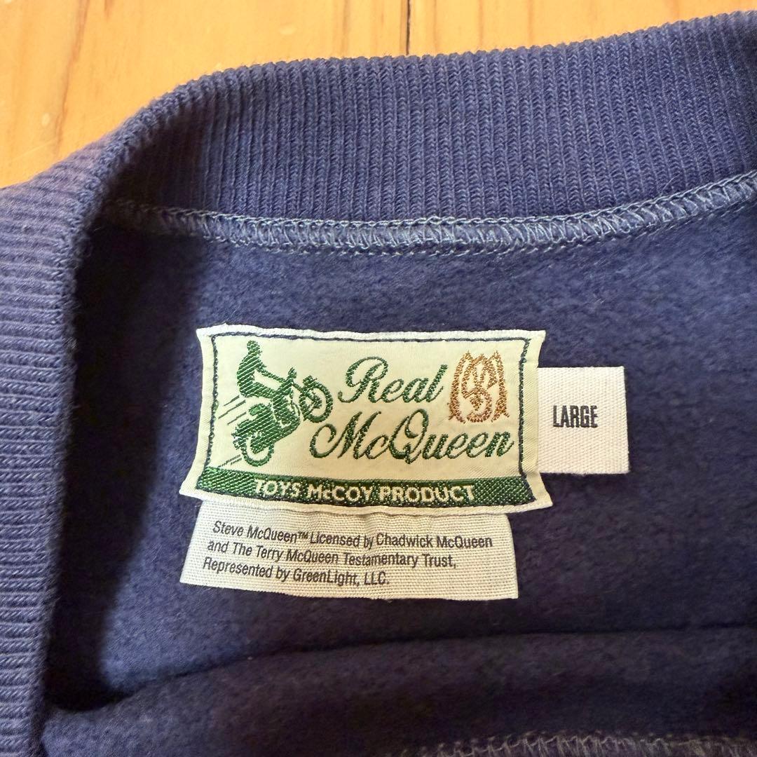 トイズマッコイ　Real McQueen ネイビー トレーナー L