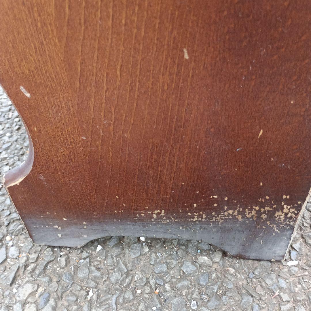 3080）Karimokuカリモク家具　電話台 花台　飾り台　昭和レトロ