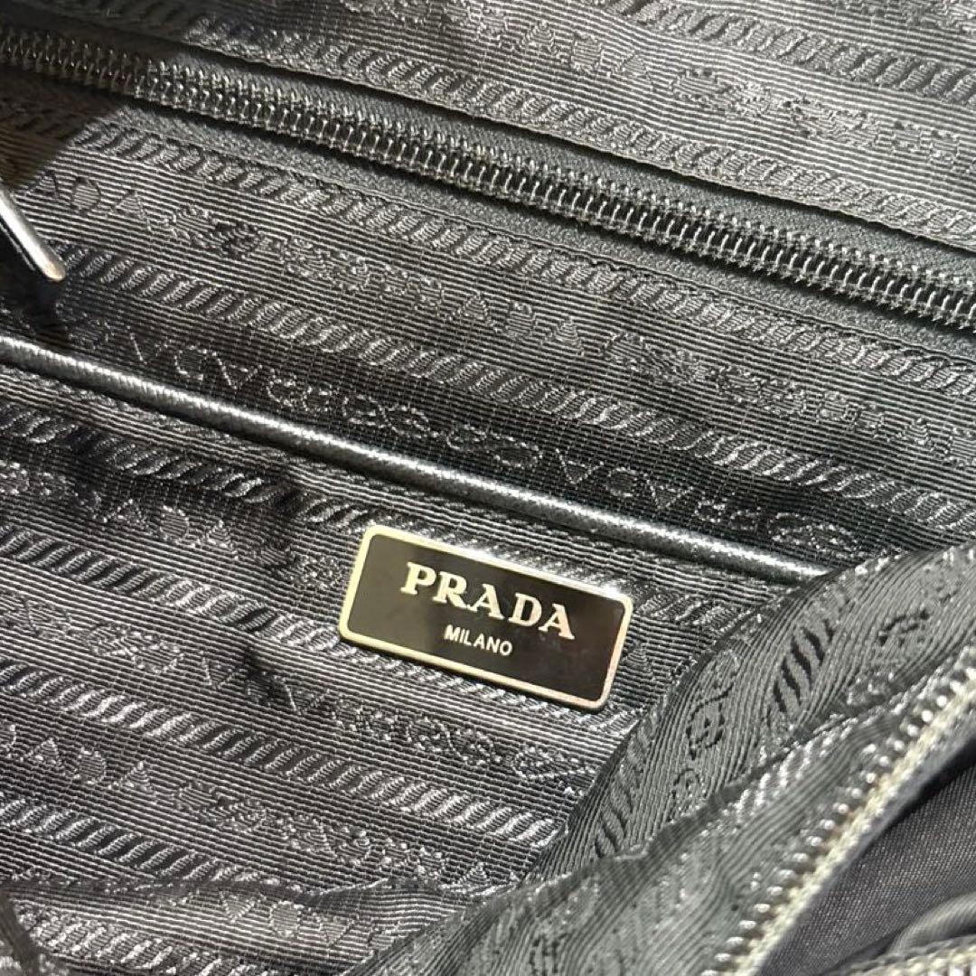 PRADA ショルダーバッグ　黒　ナイロン　1BC421 ギャランティカード付