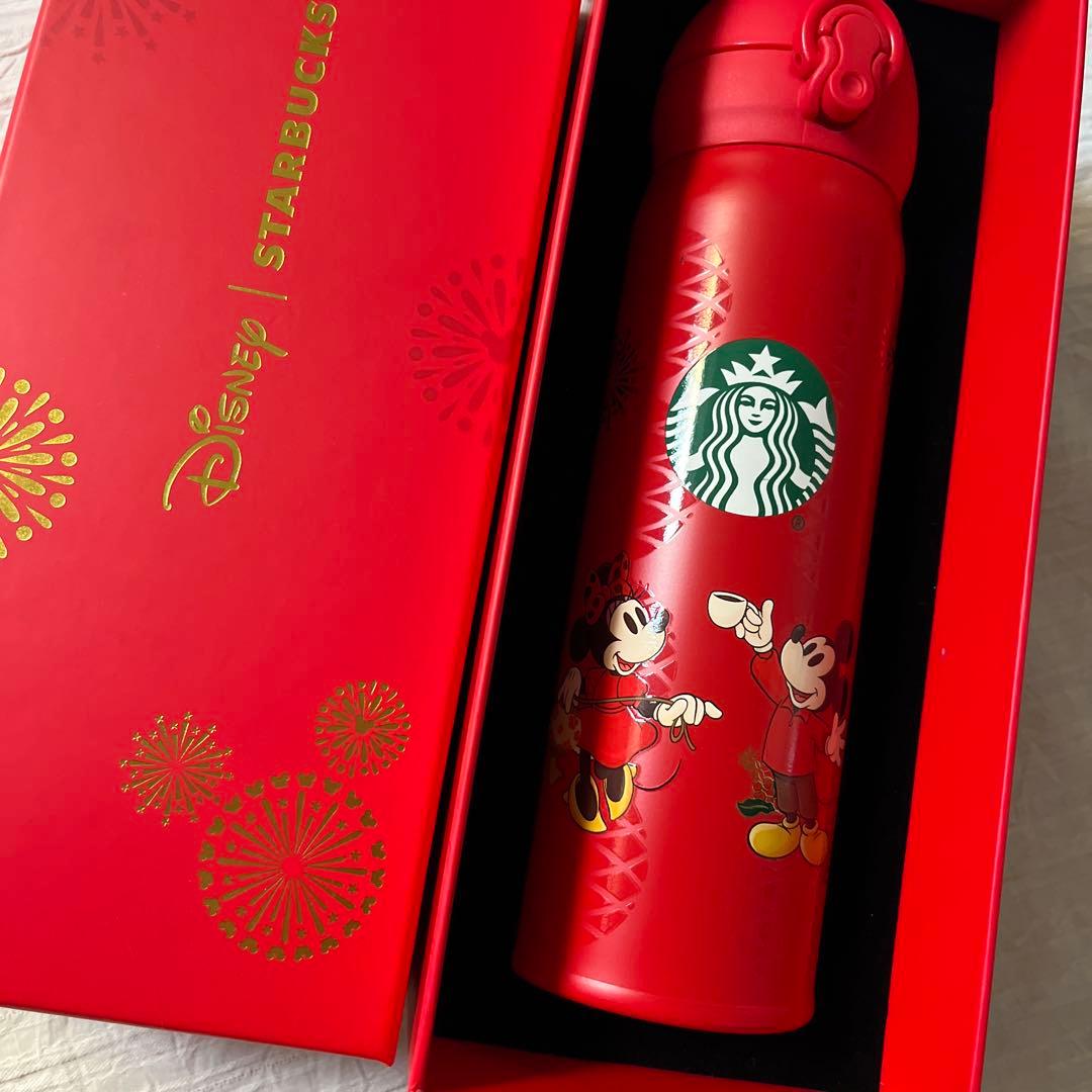 【中国スタバ限定】ディズニー×スターバックス ステンレスボトル ミッキー＆ミニー
