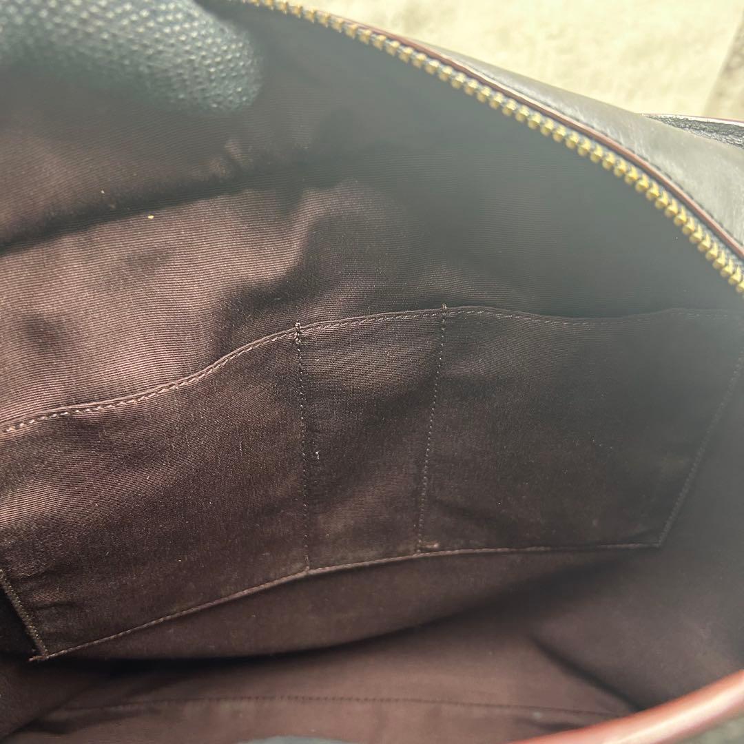 コーチ ベケット 2way ビジネス トートバッグ 革 PVC A4 ブラック