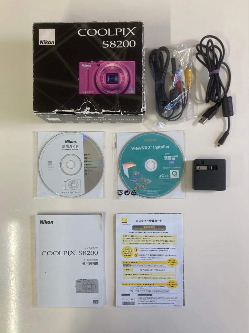 Nikon COOLPIX S8200 レッド【ジャンク】