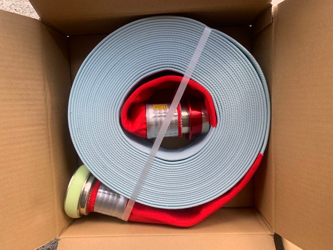 消防用ホース　アシモリ　ジェットホース65mm×20m 1.3MPa ２本セット