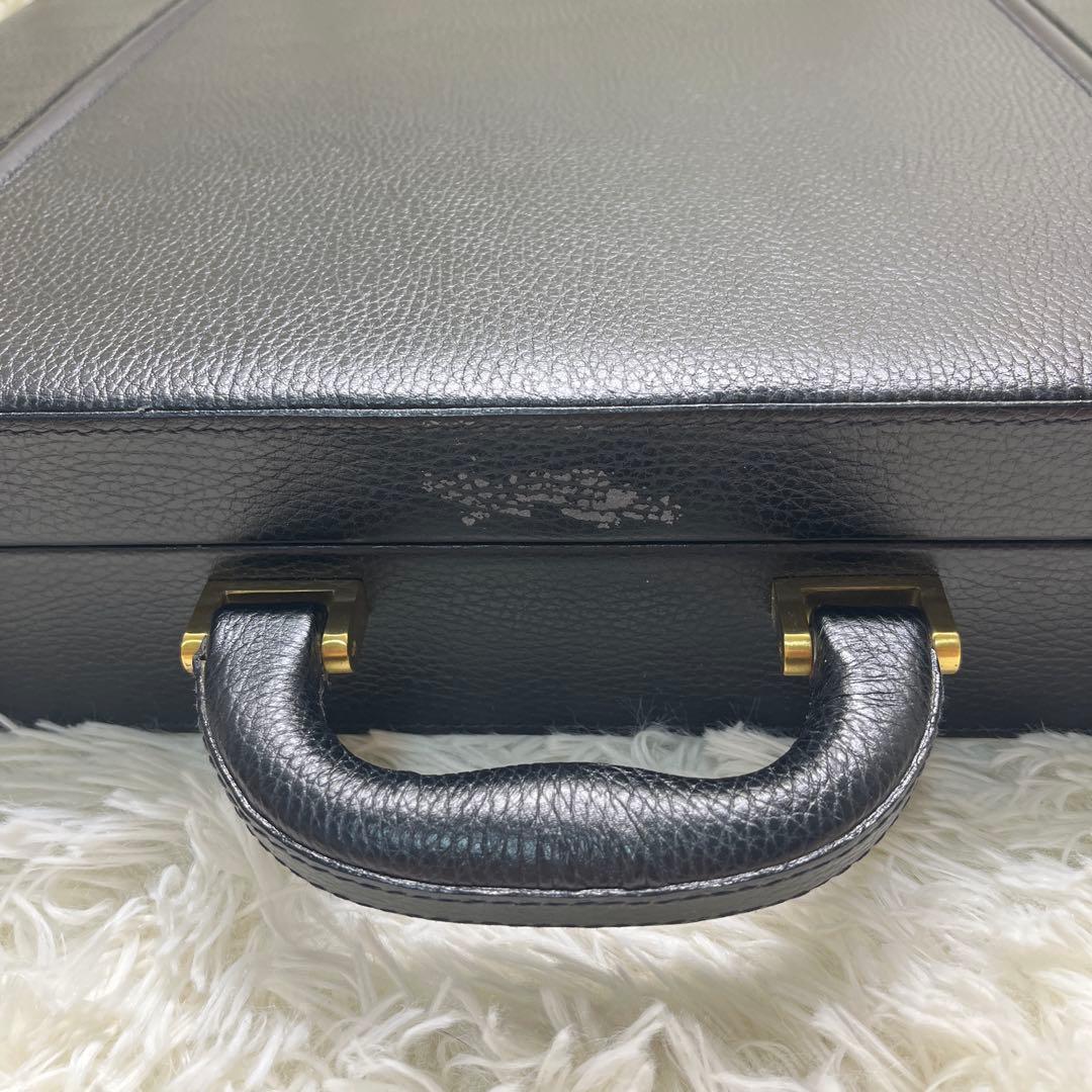 【美品】BALLY アタッシュケース ブリーフケース ビジネスバッグ ブラック