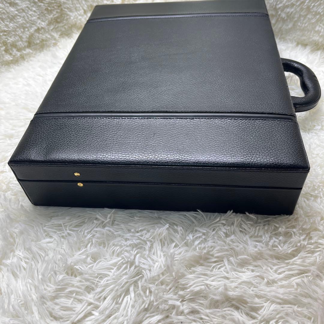 【美品】BALLY アタッシュケース ブリーフケース ビジネスバッグ ブラック