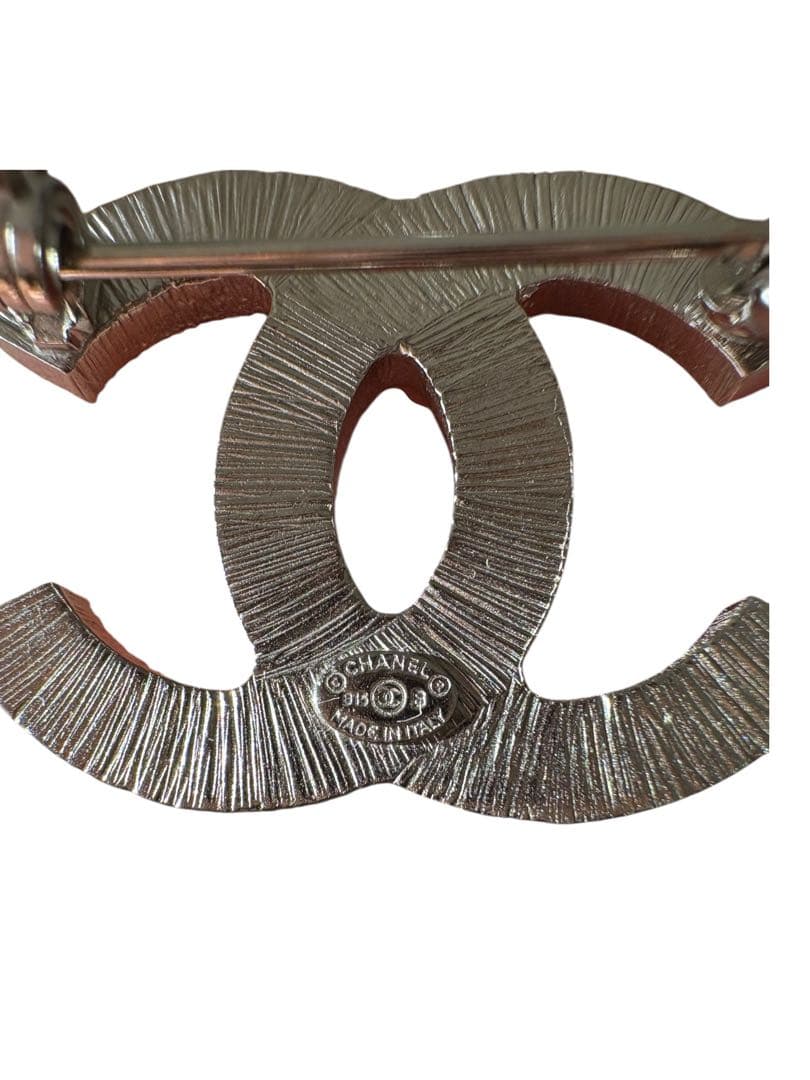 美品✨CHANEL CC Logo Brooch / シャネル ブローチ