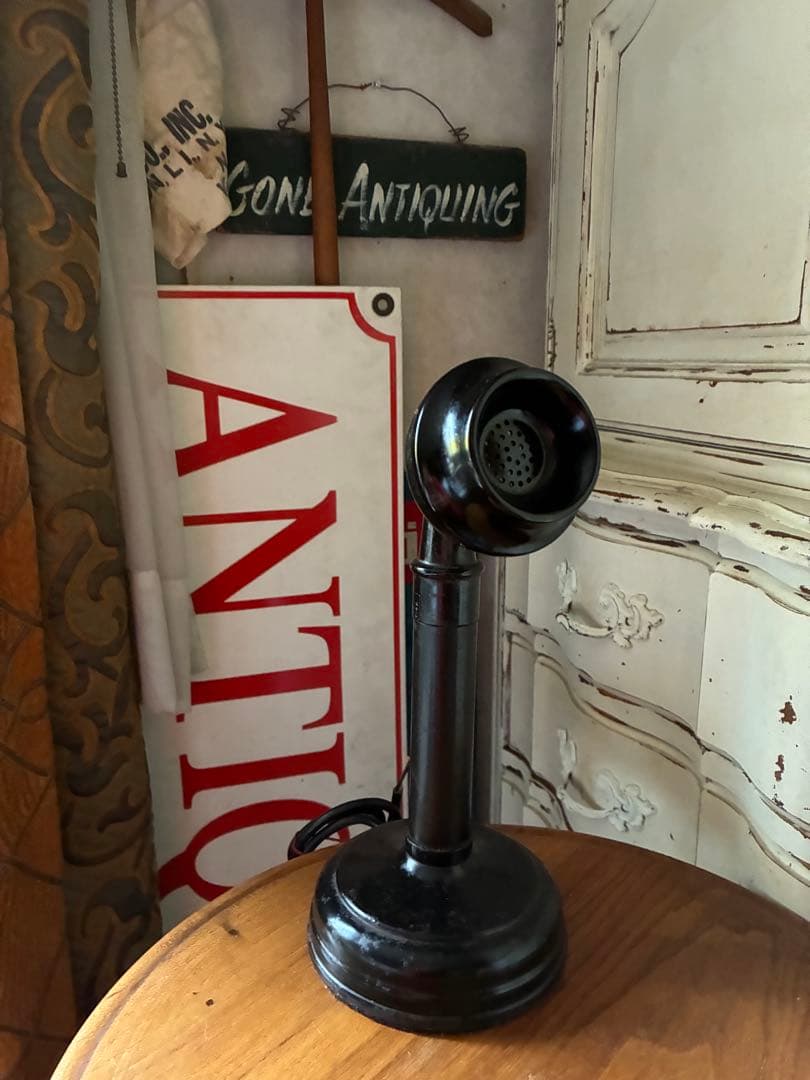 アンティーク　電話機　TELEPHONE 1908年　アメリカ
