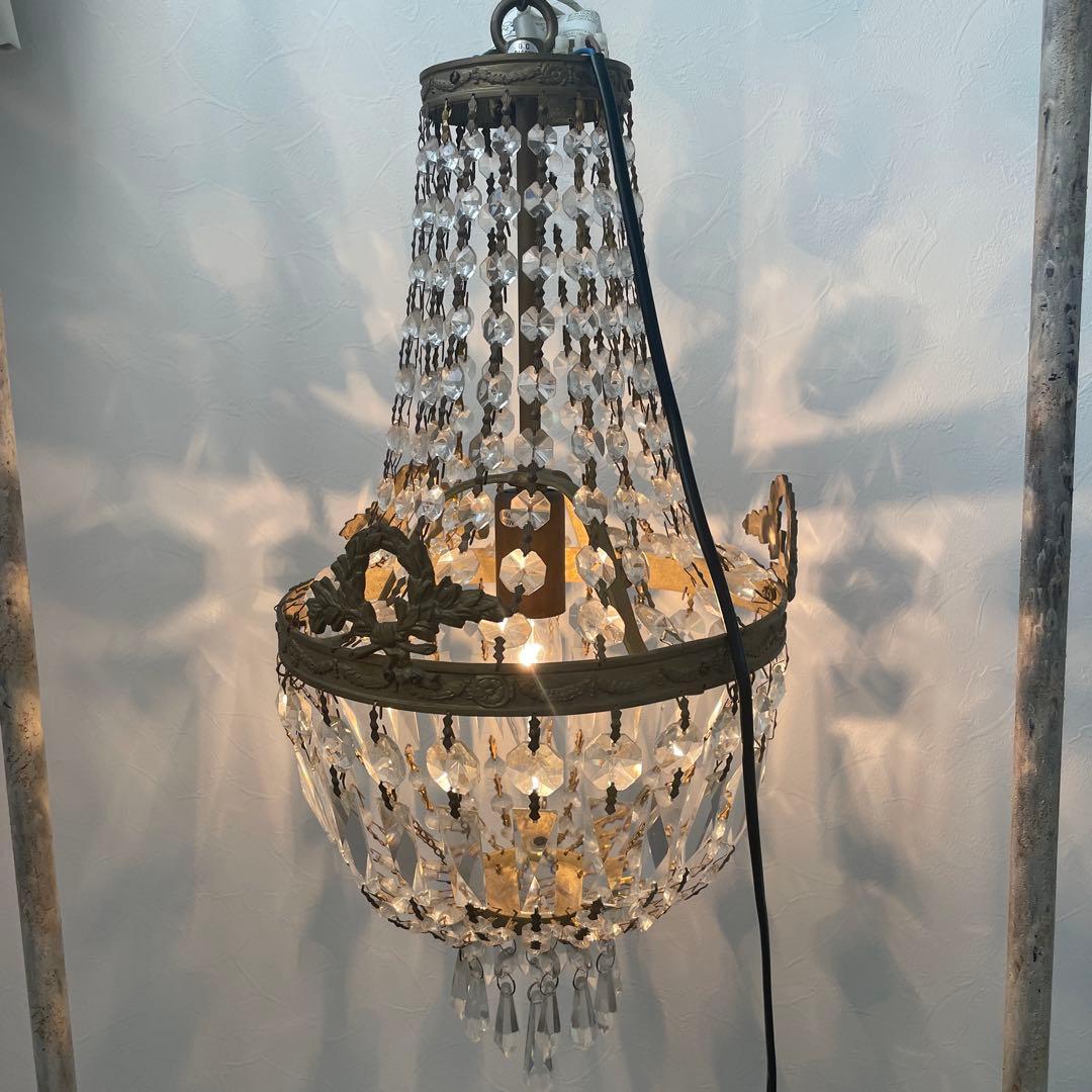 フランスアンティーク　エンパイヤ　シャンデリア