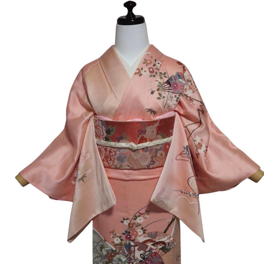 正絹　友禅　訪問着　フルセット 美品　袷　イ9981