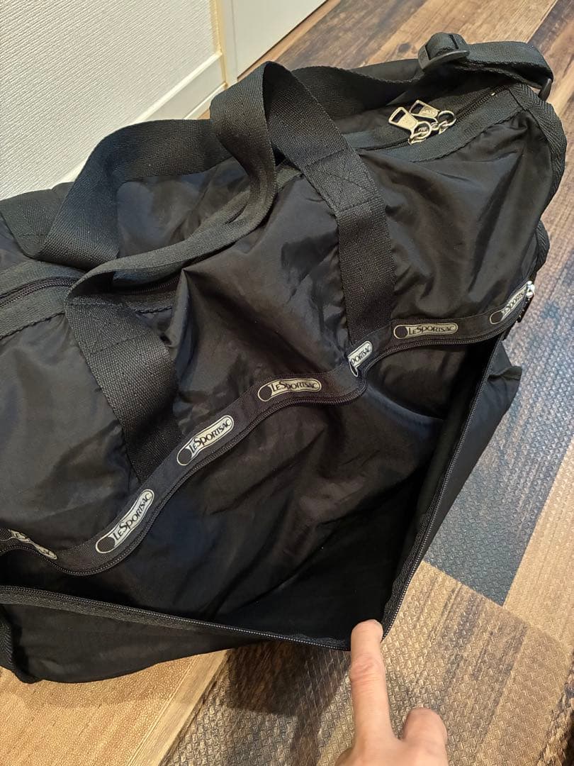 新品同　レスポートサック ボストンバッグ　オールブラック