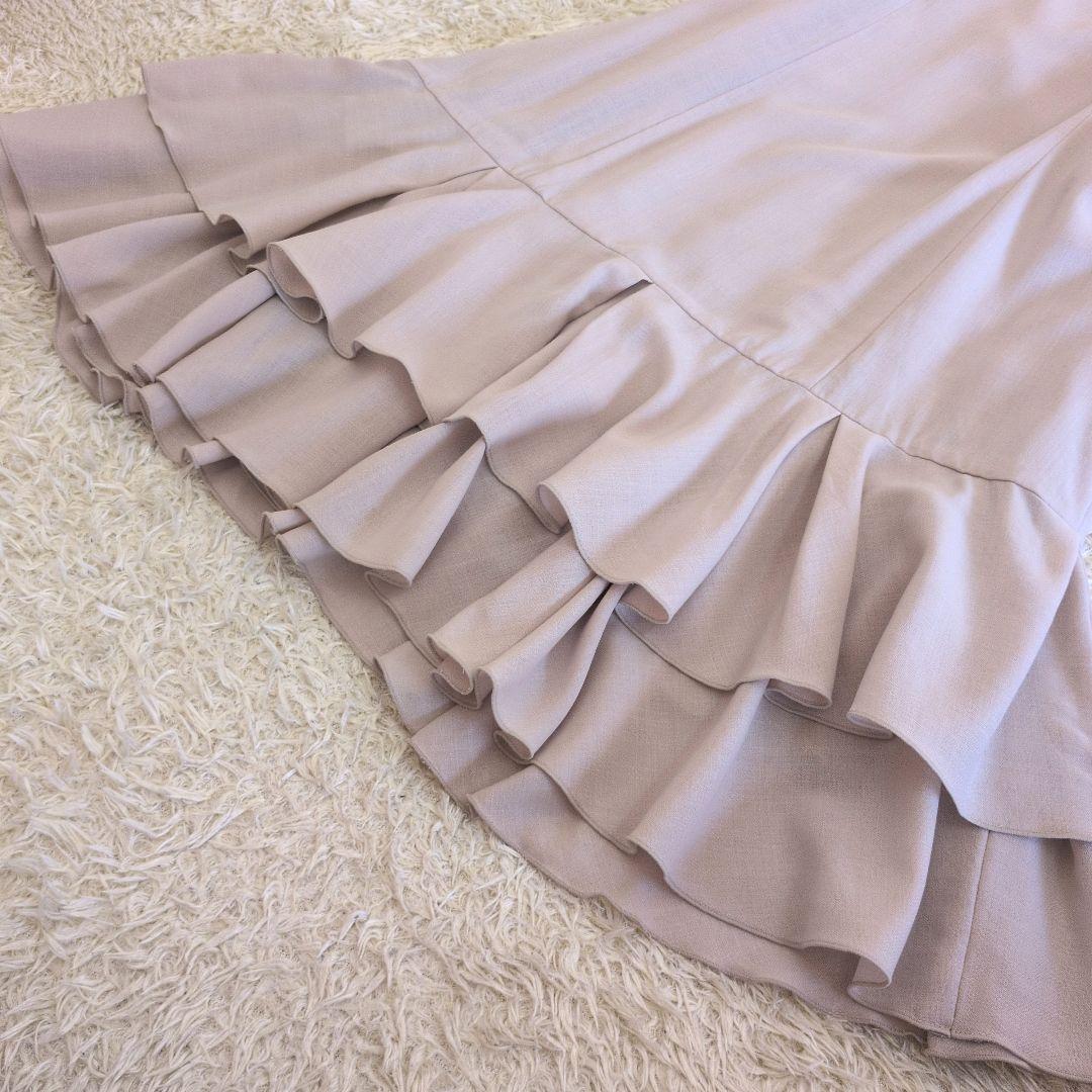 日本製★FOXEY　ノースリーブワンピース　フリル　40